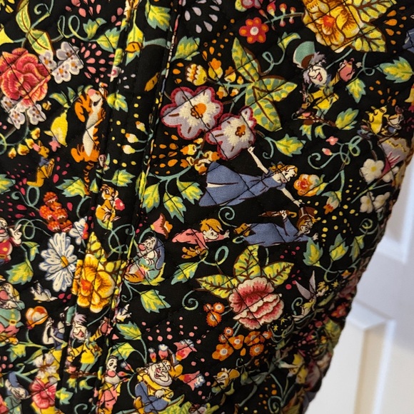 Vera Bradley Black Floral Tote - Picture 6 of 11